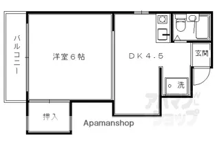プティ パレ【207号室】の間取り