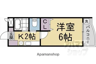 シティ88【402号室】の間取り