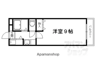 N’S北山【405号室】の間取り