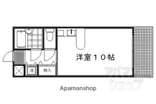 ヴィラ荒神口【202号室】の間取り