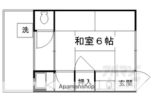 ひさまつ荘【2号室】の間取り