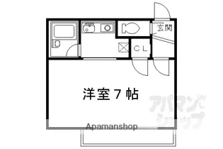 ヴィラエスポワII【102号室】の間取り