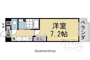 ウィル室町【203号室】の間取り