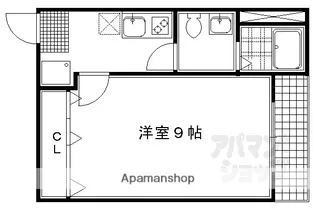 1Kの間取り画像