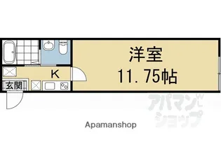 SUNPUT NIJO CASTLE【204号室】の間取り