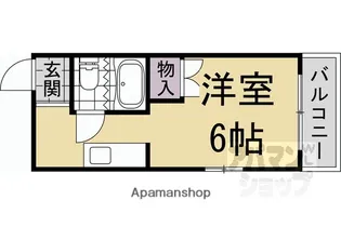 コーポ七本松【30C号室】の間取り