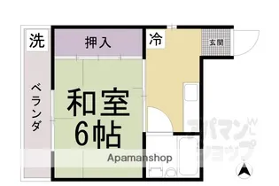 サンスウィート金閣【3階】の間取り