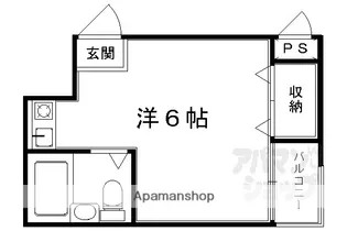 レジデンス西陣21【301号室】の間取り