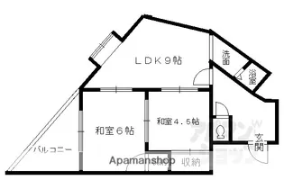 堀川シティハイツ【901号室】の間取り