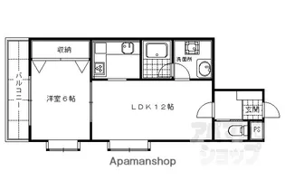 たけうちビル【701号室】の間取り
