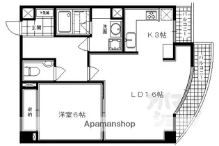 たけうちビル【403号室】の間取り