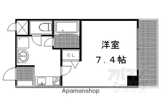 BELLEVILLE千本今出川【201号室】の間取り