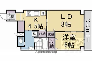 CASA花車【502号室】の間取り