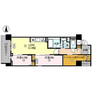 THE RESIDENCE 北白川【2階】の間取り