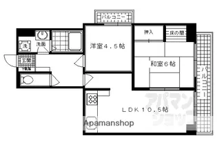 ロートレック中京【904号室】の間取り