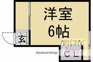 細野荘【C-1号室】の間取り