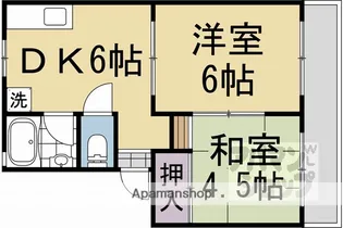 GREEN CORPO【102号室】の間取り