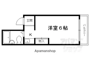 コーポ小林【202号室】の間取り