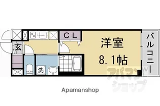 べラジオ雅び京都洛北ガーデン【3階】の間取り