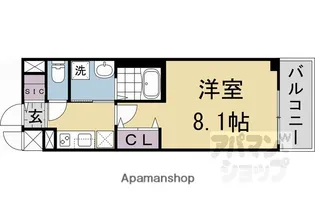 ベラジオ雅び京都洛北ガーデン【3階】の間取り