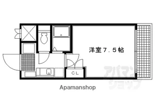 ジュネス三京【202号室】の間取り