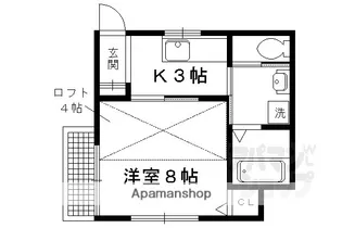 かぐらハイツ【101号室】の間取り