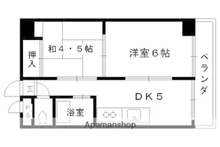 ハイツグロース【202号室】の間取り