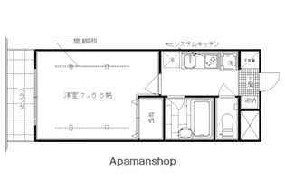 STAIRWELL M【107号室】の間取り