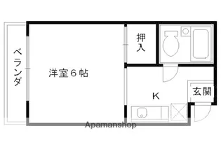 COSMO PALACE【203号室】の間取り
