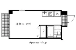 アブレスト岩倉【1101号室】の間取り