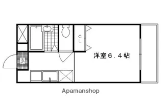 ハイツ北泉【105号室】の間取り