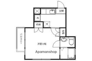 HEIGHTS華【102号室】の間取り