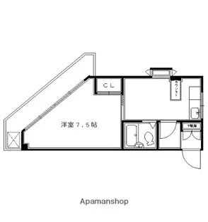 加藤マンション【503号室】の間取り