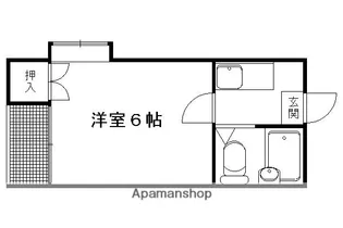 UPPER WESTSIDE西賀茂【2階】の間取り