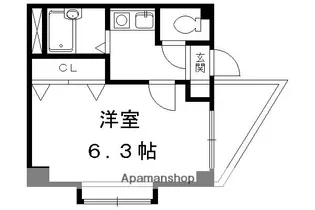 1Kの間取り画像