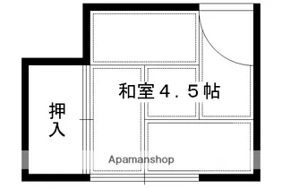 中南荘【17号室】の間取り