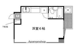 ヴィラ熊野【403号室】の間取り