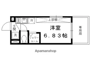 SOI N【105号室】の間取り