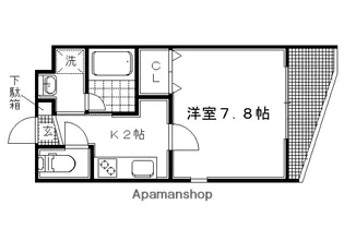 ラ・メゾン・ド・ヒロコ【401号室】の間取り