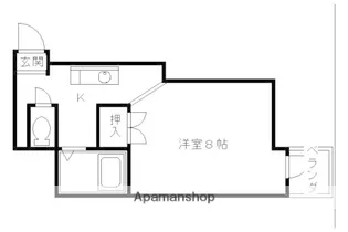 ガーデンハイツ竹澤【2階】の間取り
