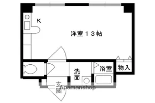 サンシティアビタシオン鴨川【209号室】の間取り