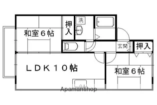 セジュール藤林【102号室】の間取り