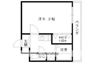 北山乃彬【302号室】の間取り