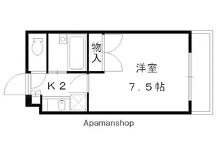 カーサフォレスト西賀茂【201号室】の間取り