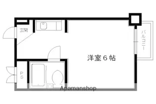 コーポたくみ【502号室】の間取り