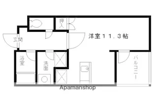 アーバネックス北大路【304号室】の間取り