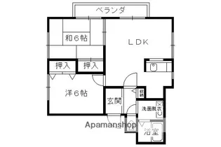 カーサ紫明【4-A号室】の間取り