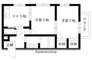 ヴィヴァーチェ西賀茂【203号室】の間取り