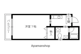 クレール フォンテーヌ【301号室】の間取り