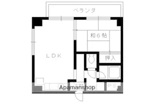 エレーゼ北野【2-A号室】の間取り